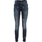 Desigual Blue Cotton Jeans & Pant -   -  Desigual.